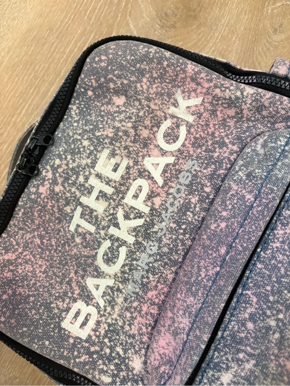 Marc Jacobs THE BACKPACK custom Pink Marble Splatter